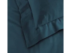 Funda de Almohada "Lina" 100% Algodón 50x70cm Azul Certificada Oeko-Tex