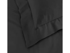 Promo Linge Funda de Almohada "Lina" 63x63cm 100% Algodón Certificado Oeko-Tex Negro