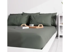 Soleil d'ocre Funda de almohada lisa 63x63 cm ZZZ Caqui