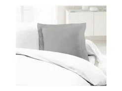 Ropa De Cama^Funda de almohada Lovely Home 63 x 63 cm (2 Unidades) Gris claro