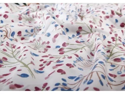 Funda de almohada satén de algodón 43*185 cm "Ombellifère"