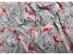 Online Blanc avenue Funda de almohada satén de algodón 43*185 cm "Floral" Multicolor