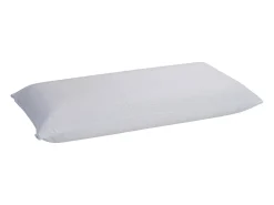 PIKOLIN Ropa De Cama^Funda de Almohada 70x40cm| HOME| Rizo| Aloe Vera| Impermeable Blanco