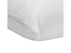 PIKOLIN Ropa De Cama^Funda de Almohada 75x40cm| HOME| Rizo| Aloe Vera| Impermeable Blanco