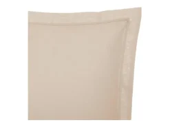 Funda de cojín algodón beige de 50X70cm