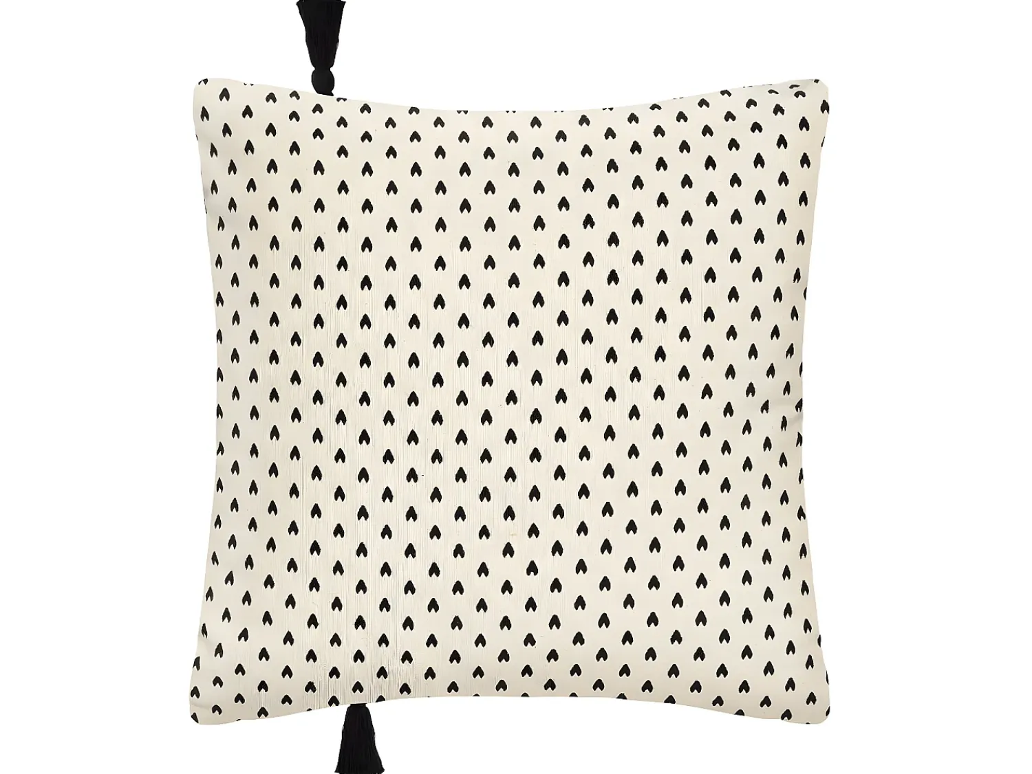 Atmosphera Ropa De Casa^Funda de cojín con cara de cuerda 40 x 40 cm Marfil