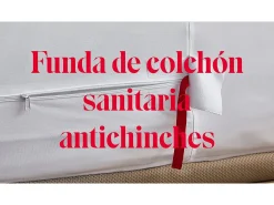Funda de colchón 80x190cm| PIKOLIN HOME|Antichinches|Cierre hermético