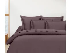 Blanc avenue Ropa De Cama^Funda de edredón 140X200 cm satén de algodón saúco Malva