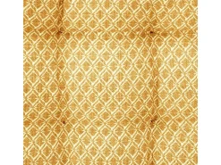 Funda de silla estampada y acolchada con nudos 38 x 38 cm