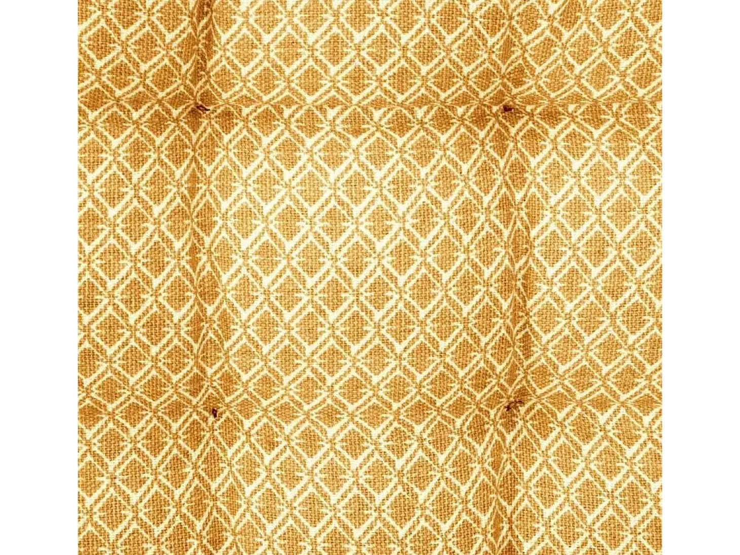 Funda de silla estampada y acolchada con nudos 38 x 38 cm