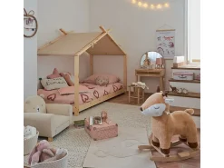 Atmosphera for Kids Ropa De Cama^Funda nórdica algodón 90x190cm Rosa