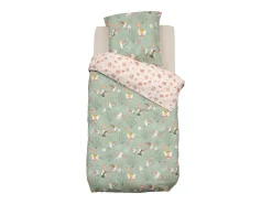 Funda nórdica algodón verde 0.5x140x200 cm
