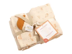 Sauthon Ropa De Cama^Funda nórdica de algodón 100x135cm y funda de almohada Beige