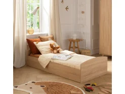 Sauthon Ropa De Cama^Funda nórdica de algodón 100x135cm y funda de almohada Beige