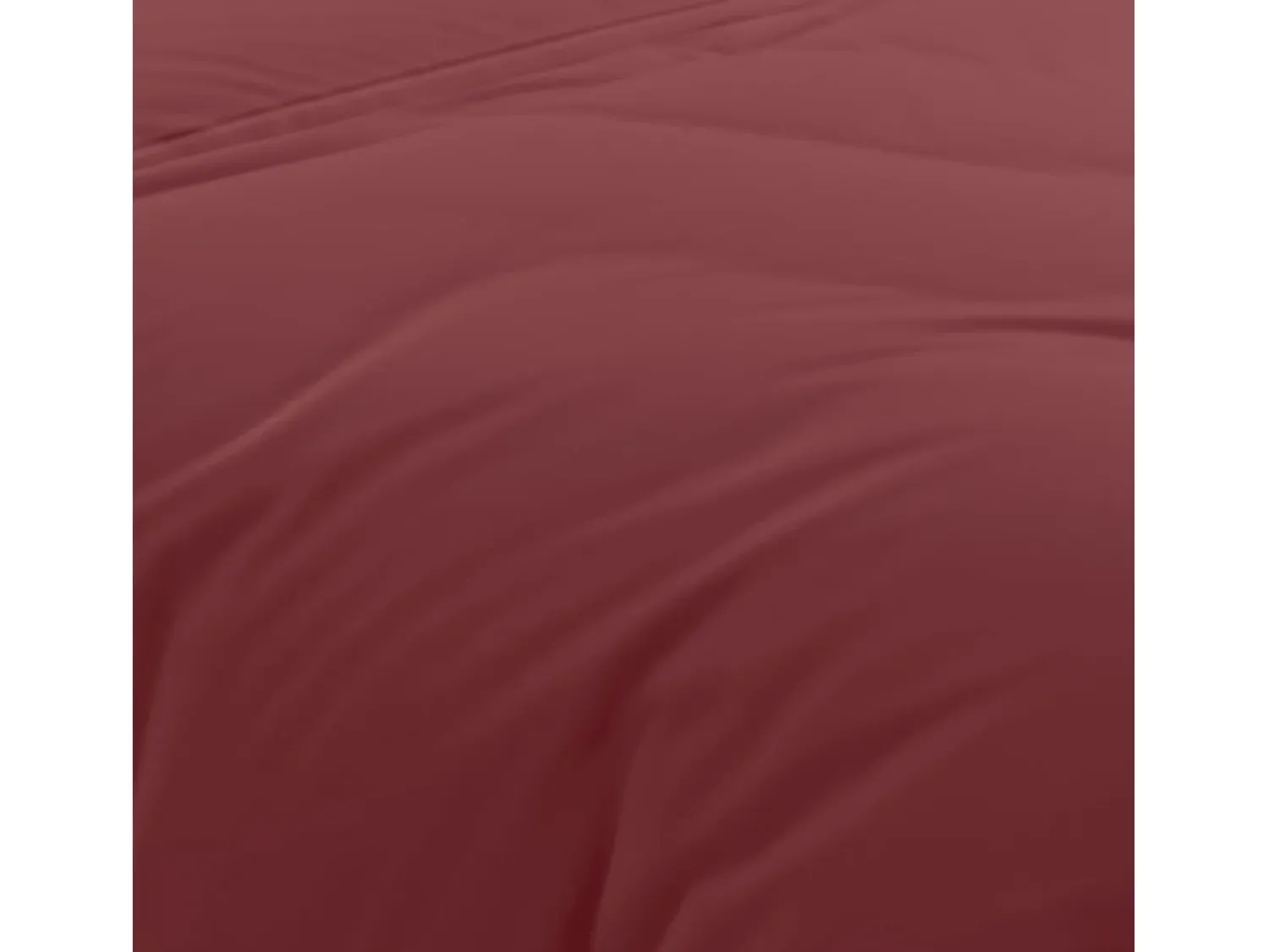 Soleil d'ocre Ropa De Cama^Funda nórdica de algodón de 57 hilos 240x220 cm Ladrillo liso, por Rojo
