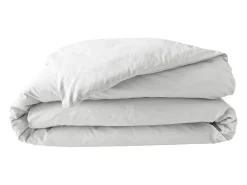 New Promo Linge Funda Nórdica Percal 100% Algodón 220x240cm - Confortable & Certificada Oeko-Tex Blanco