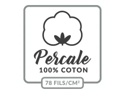 New Promo Linge Funda Nórdica Percal 100% Algodón 220x240cm - Confortable & Certificada Oeko-Tex Blanco