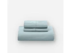 Outlet Morfeo Descanso Funda nórdica verde agua 160x190/200 - 100% algodón orgánico premium Verde claro