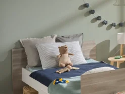 Best Sauthon Funda nórdica 100x135cm y funda de almohada marinière Blanco