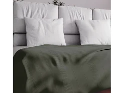 Best Soleil d'ocre Funda para cama o sofá 180x220 cm ADELE caqui, por Verde