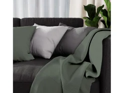 Best Soleil d'ocre Funda para cama o sofá 180x220 cm ADELE caqui, por Verde