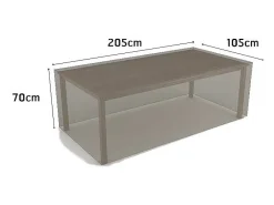Funda protectora mesa rectangular 205x105x70 cm nortene 205X105X70 CM