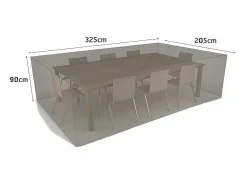 Funda protectora mesa rectangular 325x205x90 cm nortene 325X205X90 CM