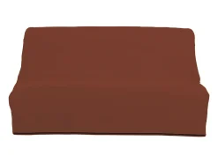 Soleil d'ocre Ropa De Casa^Funda sofá cama de algodón PANAMA Ladrillo Naranja