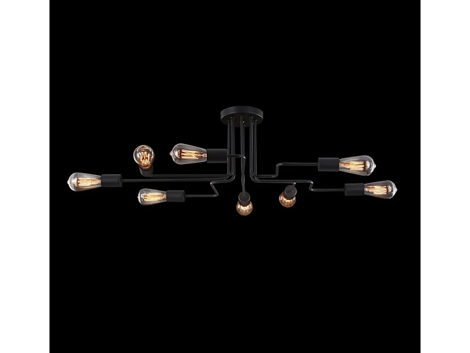 Sale Maytoni Gilbert Plafón , 8 Luces, E27 Negro