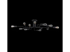 Gilbert Plafón Negro, 12 Luces, E27