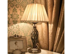 Maytoni Lámpara De Mesa^Grace Lámpara de Mesa Latón y Cristal, 1 Luz, E14 Camel