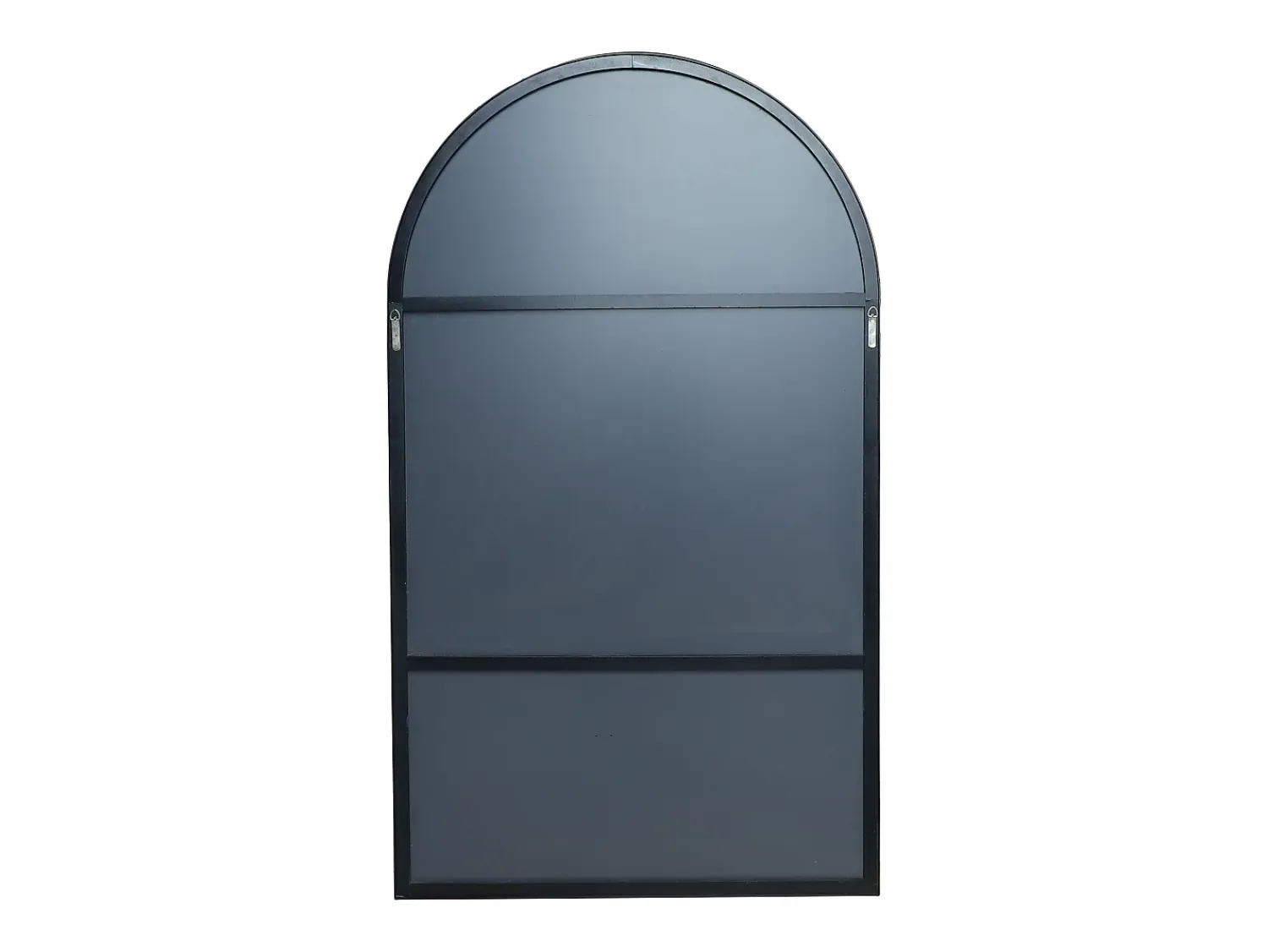 OZAIA Espejo De Pared|Espejo^Gran espejo arco de aluminio, L. 110 x A. 190 cm, , OLYVEN Negro