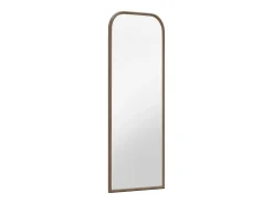 OZAIA Espejo De Pared|Espejo^Gran espejo de madera de hevea, L. 60 x H. 160 cm, Natural, SANYA Color natural oscuro