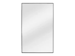 Online OZAIA Gran espejo rectangular de aluminio, L. 120 x H. 190 cm, , NIREVA Negro