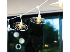 Lumisky Guirnalda Luminosa^Guirnalda de alambre de metal E27 6M CHIC Blanco