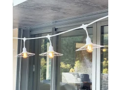 Lumisky Guirnalda Luminosa^Guirnalda de alambre de metal E27 6M CHIC Blanco