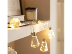 Ledkia Guirnalda Luminosa^Guirnalda de Bombillas LED Edison 2m 3000K Cálido Blanco