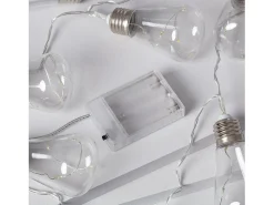 Ledkia Guirnalda Luminosa^Guirnalda de Bombillas LED Edison 2m 3000K Cálido Blanco