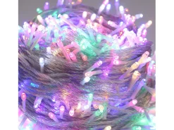 Guirnalda Luminosa^Guirnalda de luces LED de 100 m y 600 luces LED para bodas, carnavales, exteriores, interiores y jardines, multicolor Blanco