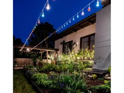 Clearance Ledkia Guirnalda Exterior con Bombillas LED E27 5.5m IP65 Blanco Blanco Multicolor