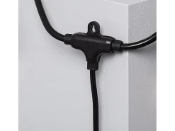 Guirnalda Exterior con Bombillas LED E27 Filamento 5.5m IP65 Negro 2700K Blanco Cálido
