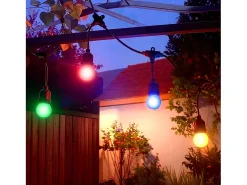 Outlet Ledkia Guirnalda Exterior con Bombillas LED E27 5.5m IP65 Negro Multicolor