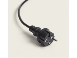 Guirnalda Luces Exterior con 10 Portalámparas B22 10m Negro IP44 Negro
