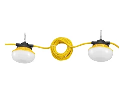 Clearance Guirnalda Luminosa, SucceBuy Guirnalda Luminosa de Obra 15,24 m 50 W 5 000 lm Impermeable Amarillo