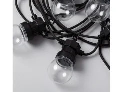 Ledkia Guirnalda Luminosa^Guirnalda Solar Exterior LED de Bombillas Kepler 7m Transparente