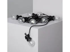 Ledkia Guirnalda Luminosa^Guirnalda Solar Exterior LED de Bombillas Kepler 7m Transparente
