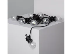 Ledkia Guirnalda Luminosa^Guirnalda Solar Exterior LED de Bombillas Kepler 7m Transparente