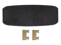 Guirnaldas para Exterior IP44 Cable Eléctrico Plano con Portalámparas E27 a Medida Negro 50 m