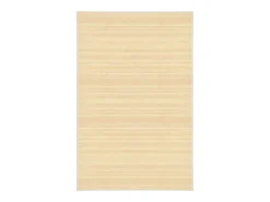 Sale Garden Furniture Hanneke Alfombra de bambú color natural 100x160 cm Marru00f3n
