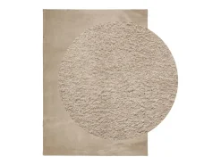 Hester Alfombra de pelo corto suave lavable HUARTE arena 200x280 cm
